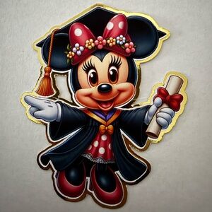 Minnie Mouse Cut Out Graduation Leis Topper
SKU2301